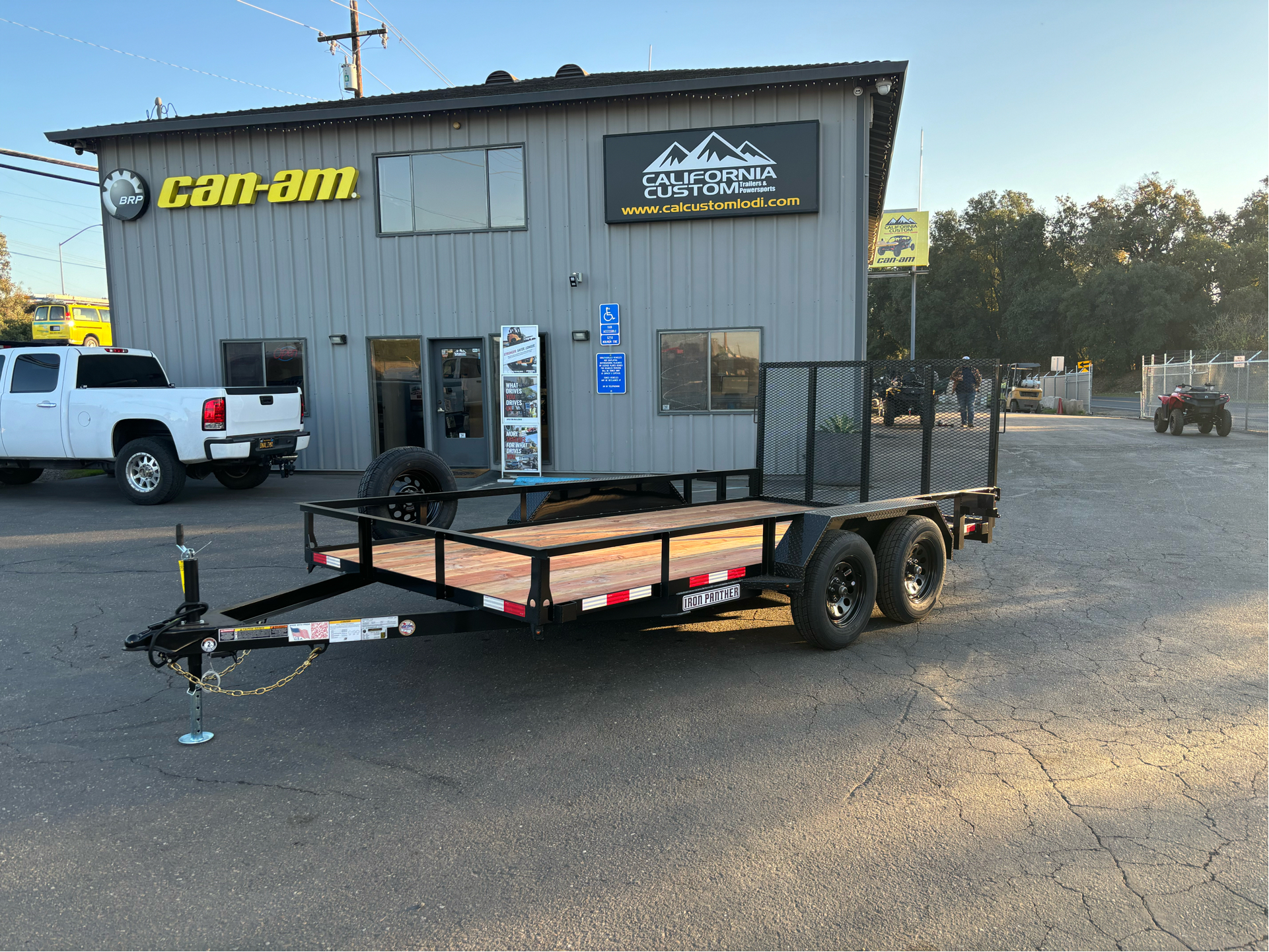 2024 Iron Panther Trailers 7x14 TANDEM AXLE UTILITY UT246 7K in Acampo, California - Photo 9