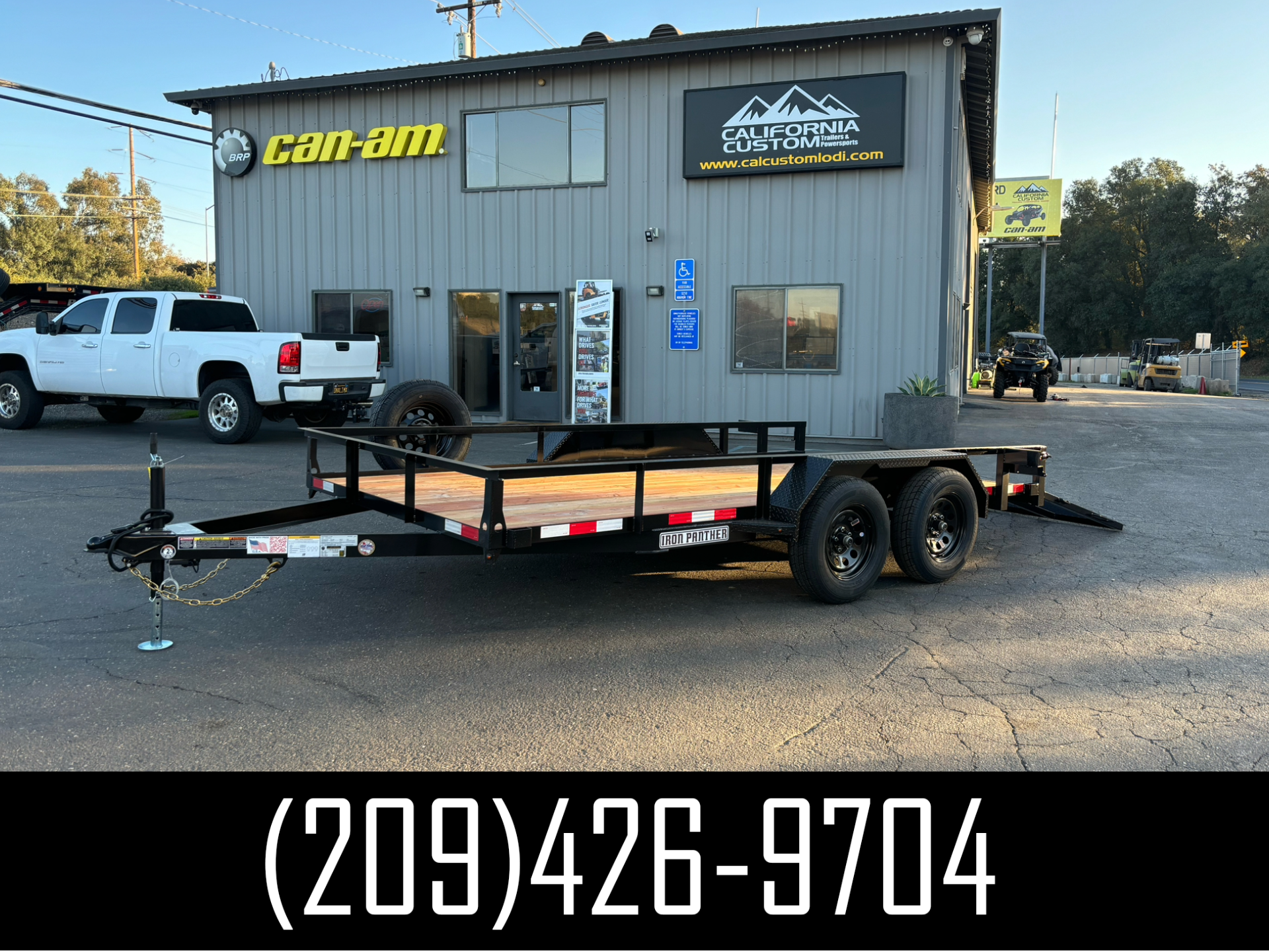 2024 Iron Panther Trailers 7x14 TANDEM AXLE UTILITY UT246 7K in Acampo, California - Photo 1