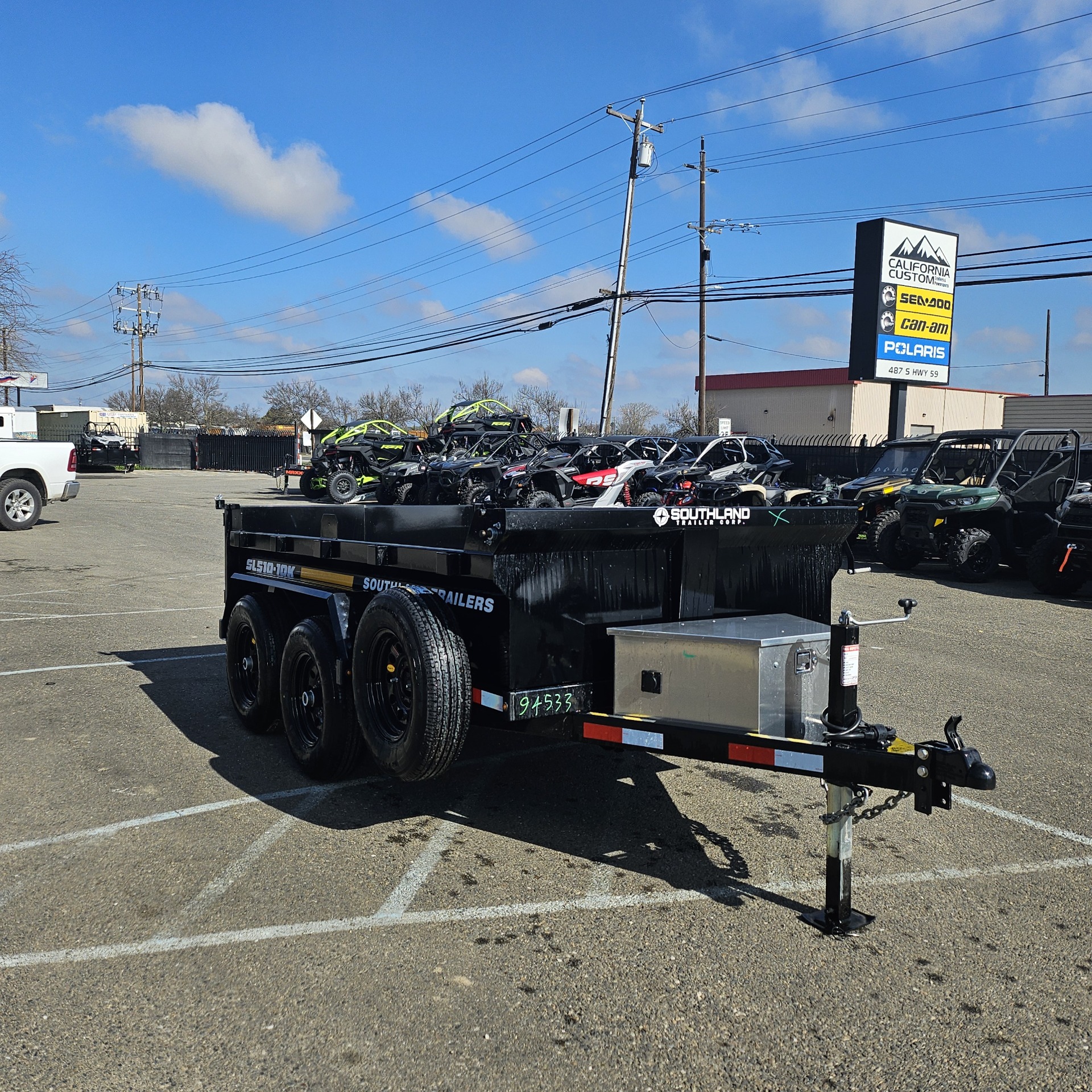 2024 Southland Trailer Corp 5X10X2 - 10K DUMP SL510 in Merced, California - Photo 3