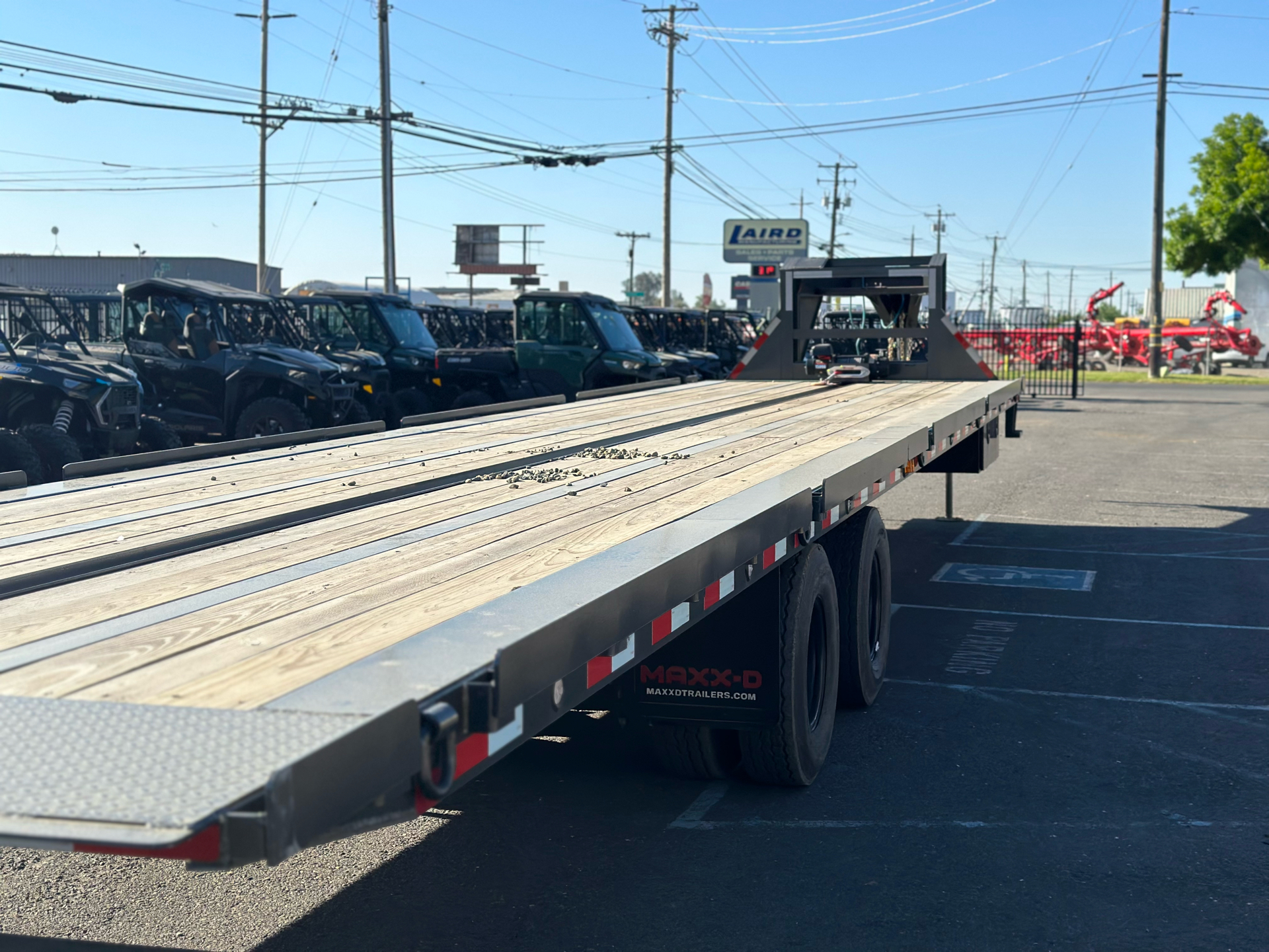 2022 MAXX-D TRAILERS 35' X 102" - LOW PRO TANDEM DUAL FLATBED GN in Merced, California - Photo 14