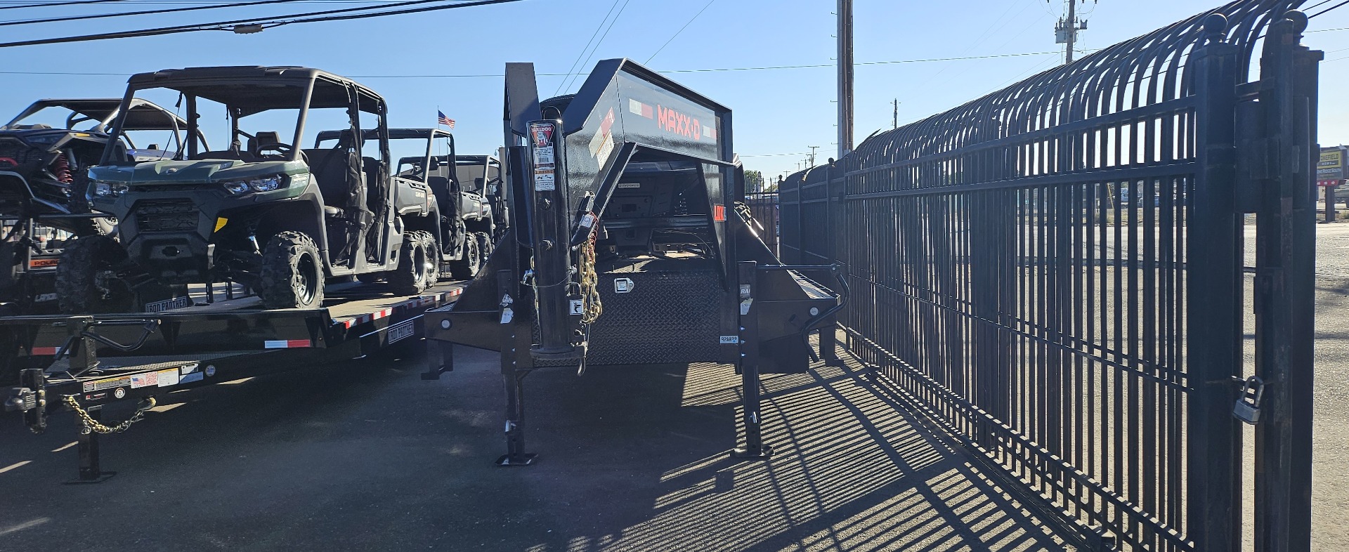2022 MAXX-D TRAILERS 35' X 102" - LOW PRO TANDEM DUAL FLATBED GN in Merced, California - Photo 2