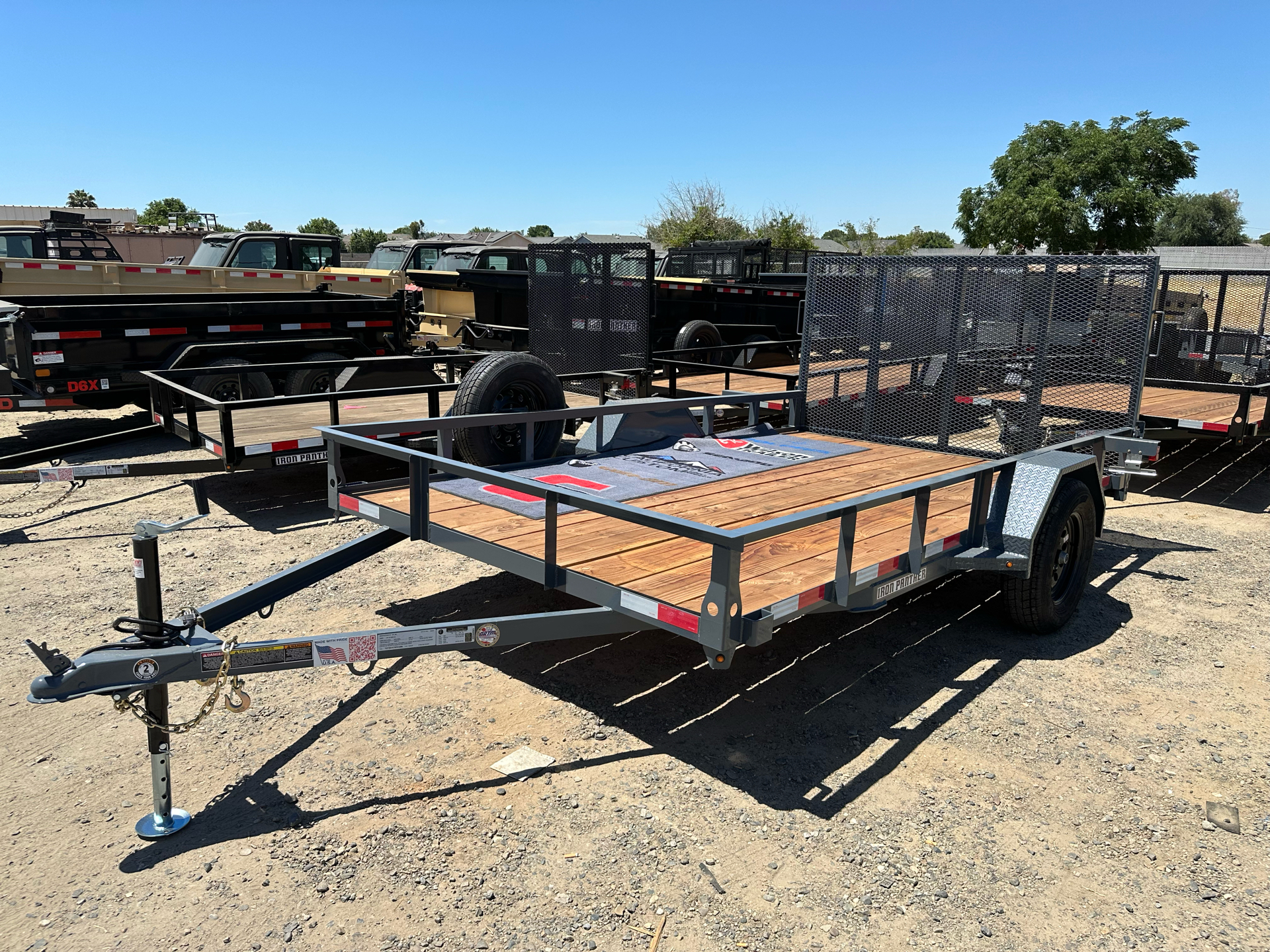 2024 Iron Panther Trailers 7X12 - 3K SA UTILITY UT184 in Merced, California - Photo 1