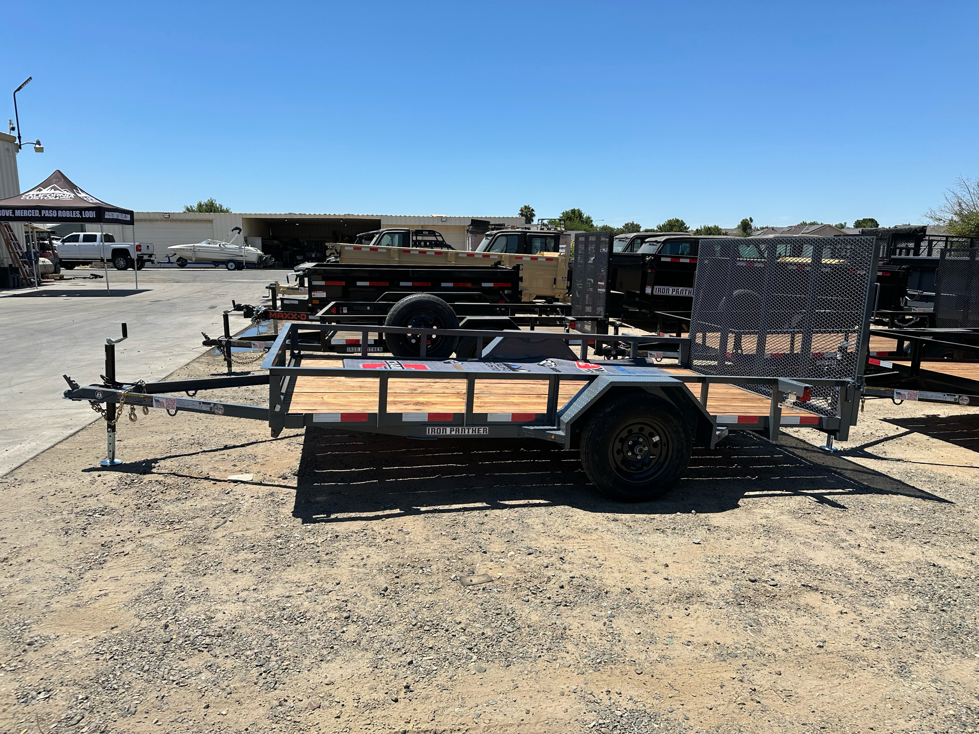 2024 Iron Panther Trailers 7X12 - 3K SA UTILITY UT184 in Merced, California - Photo 2