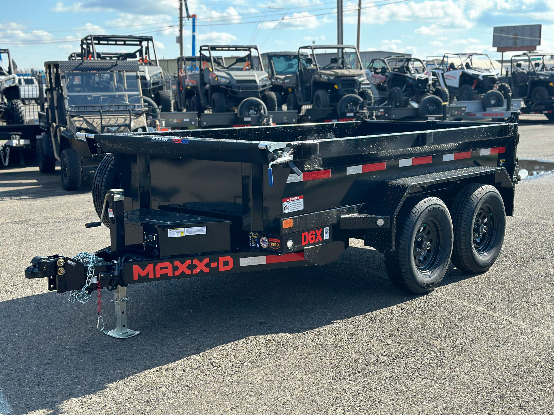 2024 MAXX-D TRAILERS 5X10X2 - 7K DUMP D6X in Merced, California - Photo 1