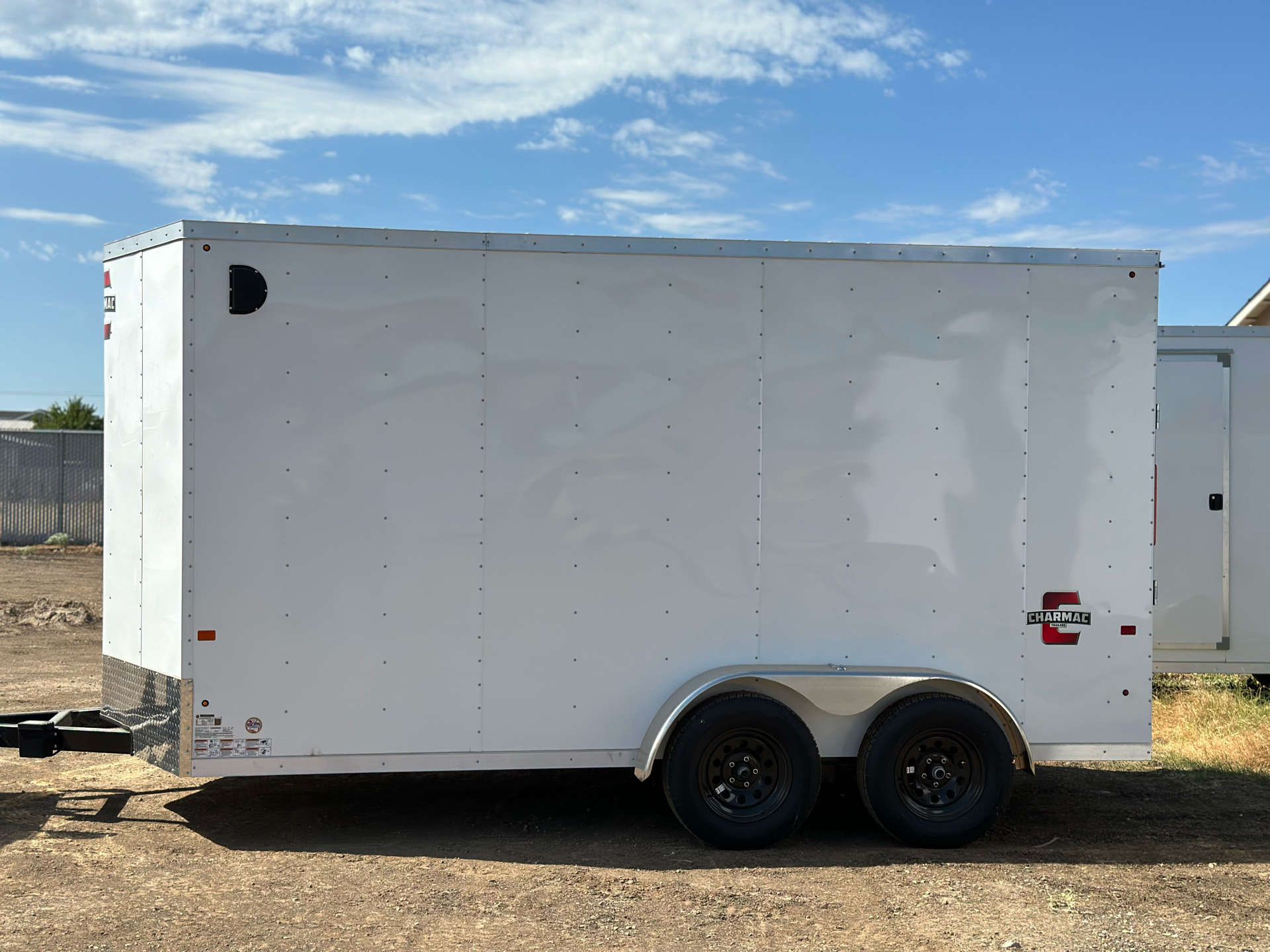 2024 Charmac Trailers 7X14 - 7K TA V-NOSE ATLAS CARGO in Merced, California - Photo 2