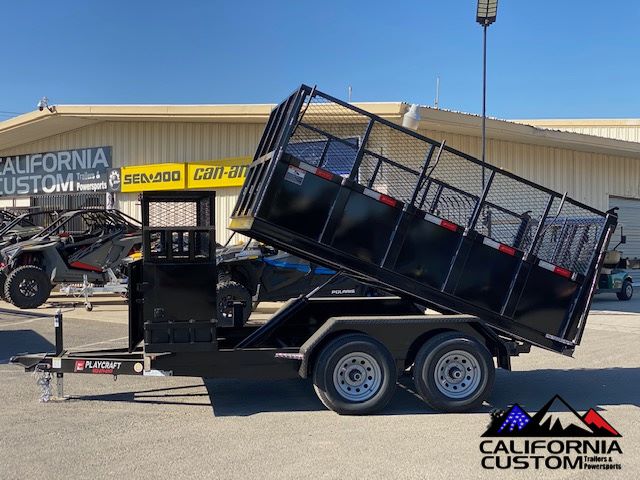 2023 PLAYCRAFT TRAILERS 6X10 - 10K TA LANDSCAPE DUMP in Merced, California - Photo 2