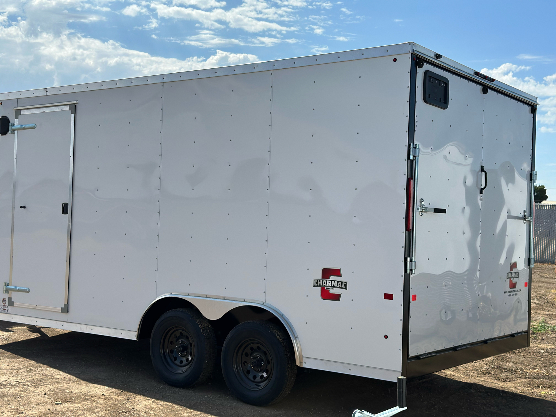 2024 Charmac Trailers 8.5X16 - 7K TA V-NOSE ATLAS CARGO in Merced, California - Photo 3