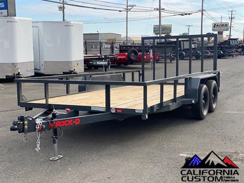 2022 MAXX-D TRAILERS 16' X 83" - 7K TA UTILITY in Merced, California