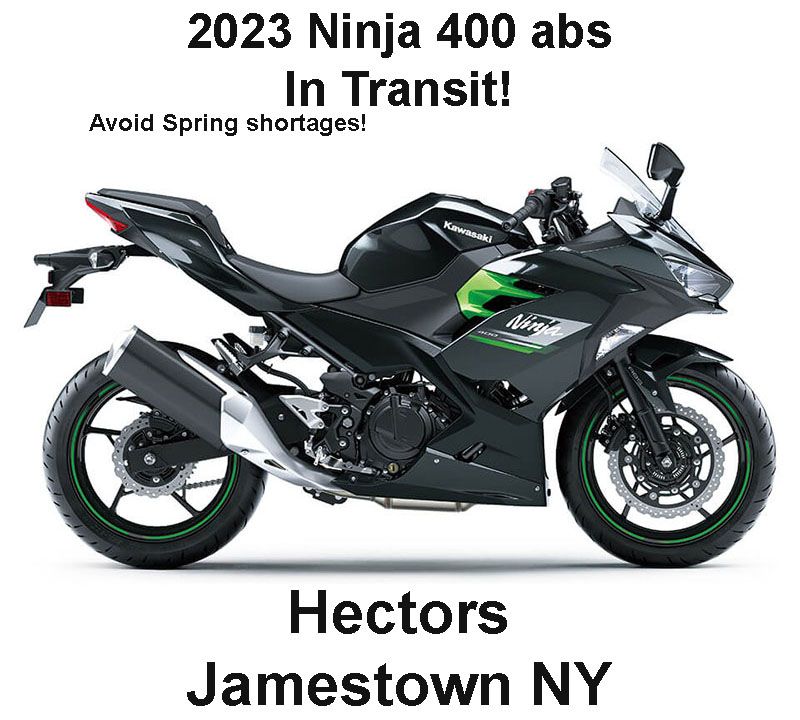 2023 Kawasaki Ninja 400 ABS in Jamestown, New York - Photo 1