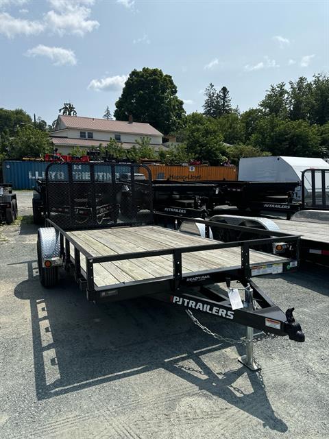 2023 PJ Trailers 83 in. Single Axle Channel Utility (U8) 12 ft. in Saint Johnsbury, Vermont - Photo 1