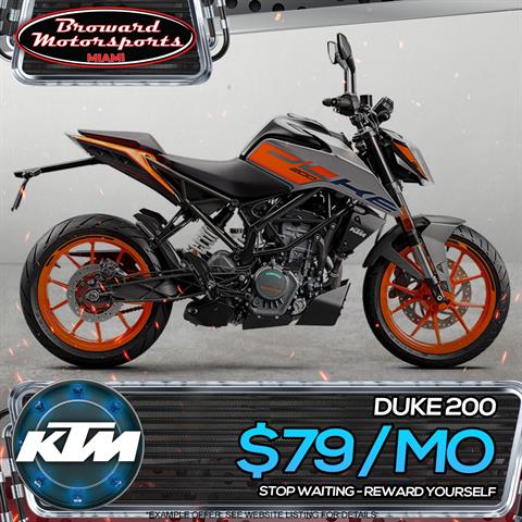 2023 KTM 200 Duke in Hialeah, Florida - Photo 1