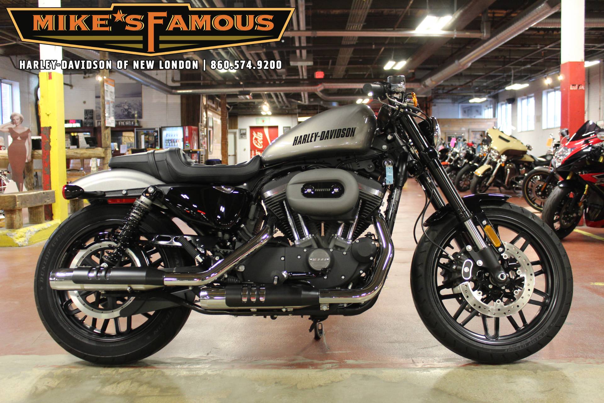 Used 2016 Harley Davidson Roadster Billet Silver Vivid Black Motorcycles In New London Ct T46490a