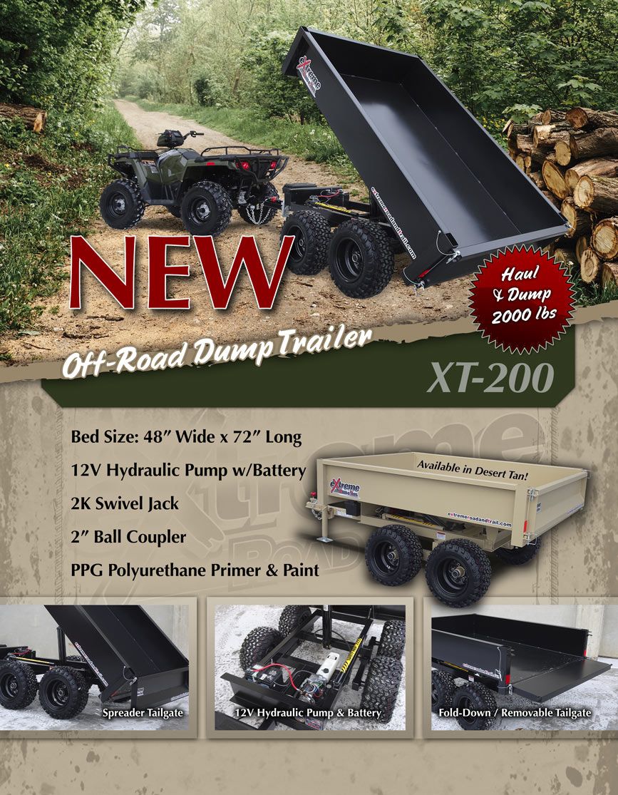 2024 Extreme 4X6 XT ATV Dump Trailer 12HS in Harrisburg, Pennsylvania - Photo 15