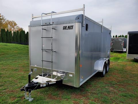 2023 Car Mate Trailers 7X14 Contractor Trailer PKG2 Double Door +6" in Harrisburg, Pennsylvania - Photo 1