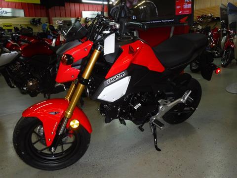 New Honda Grom Abs Motorcycles In Hermitage Pa Hon1008 Cherry Red