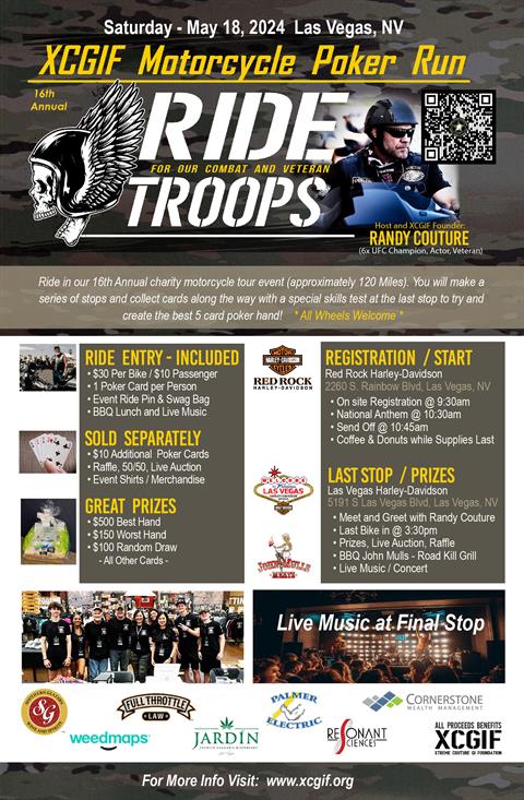 Charity Ride For Our Troops - Xtreme Couture G.I. Foundation