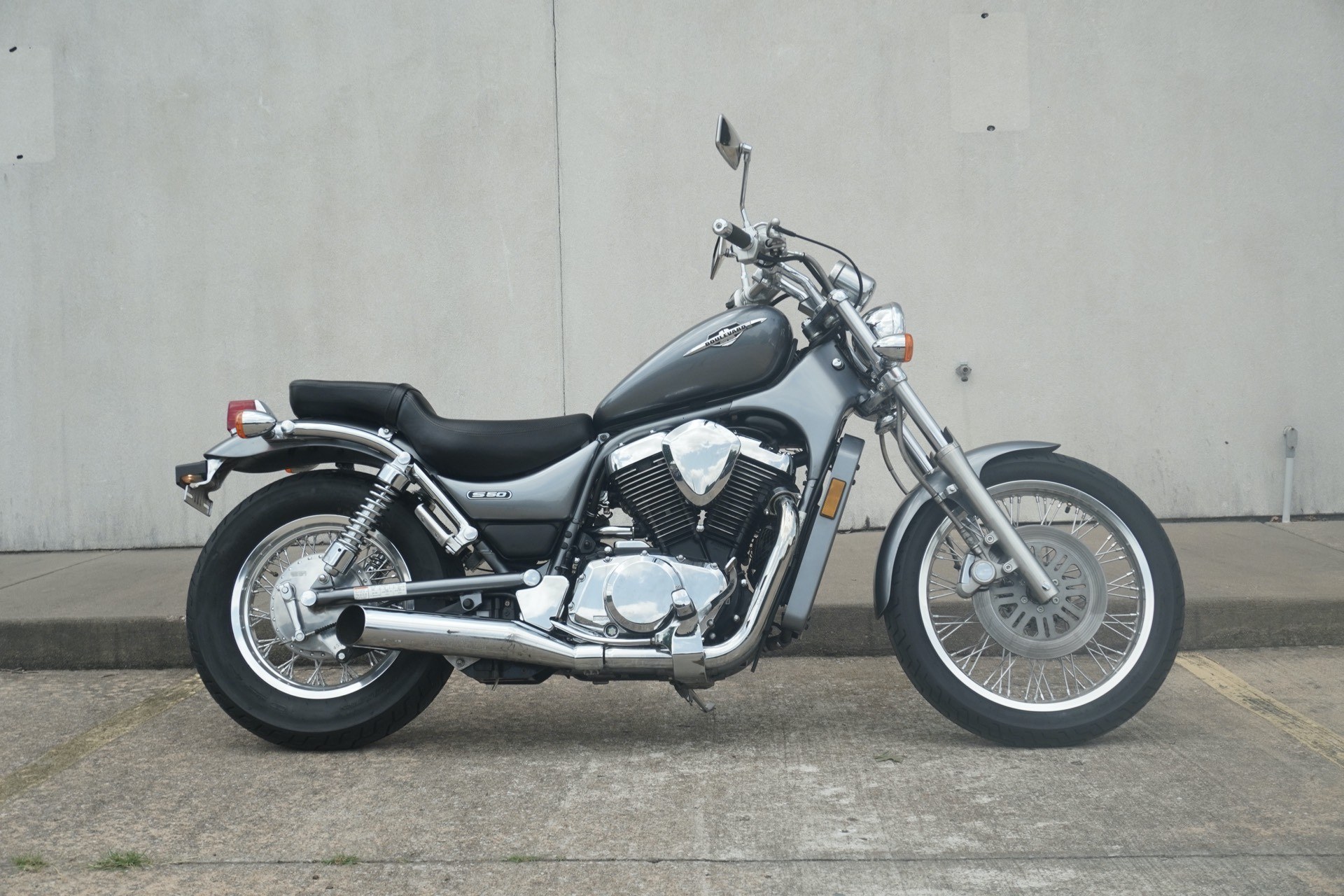Used 2005 Suzuki Boulevard S50 Silver Motorcycles in