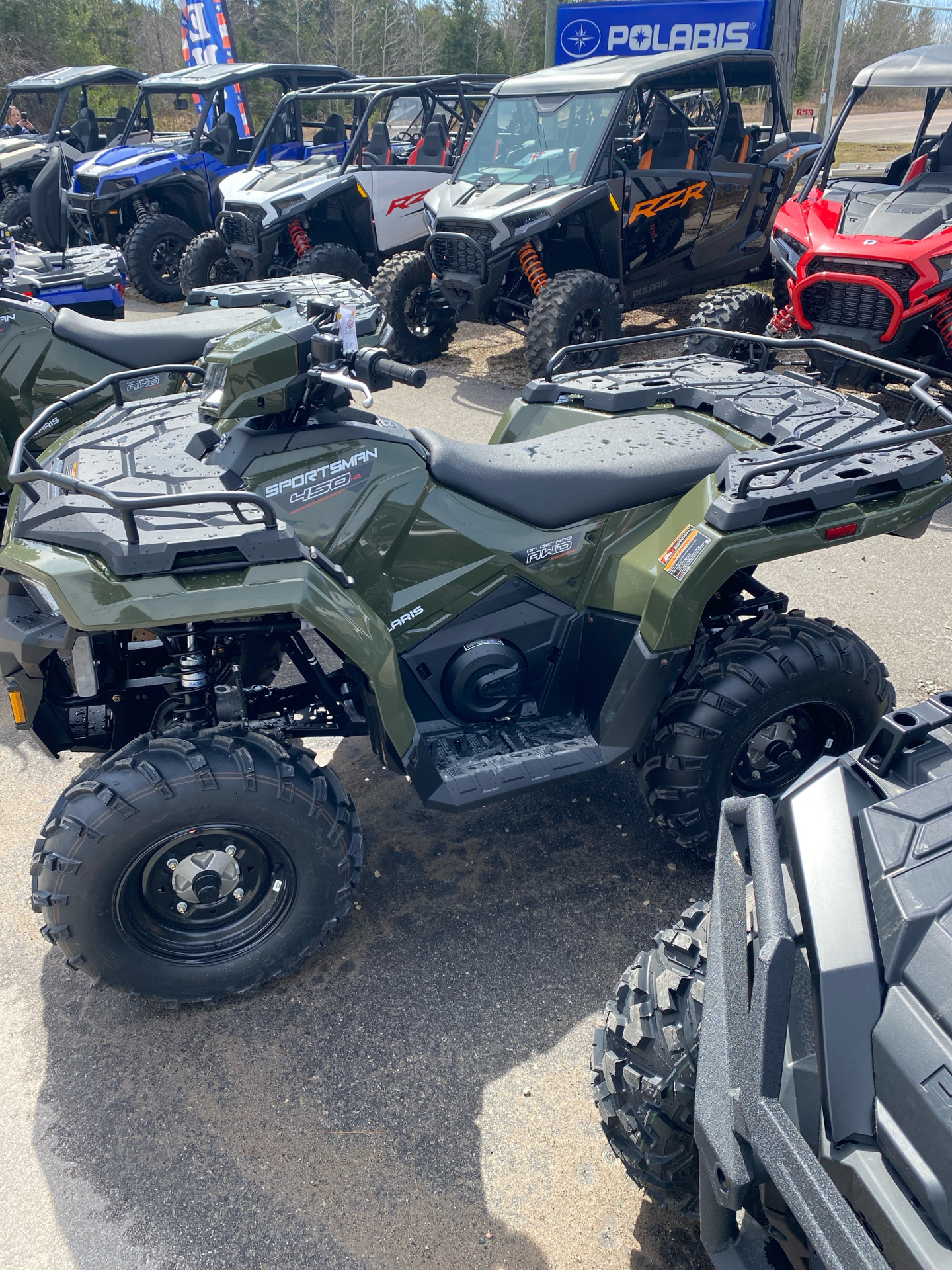 2024 Polaris Sportsman 450 H.O. EPS in Munising, Michigan - Photo 2