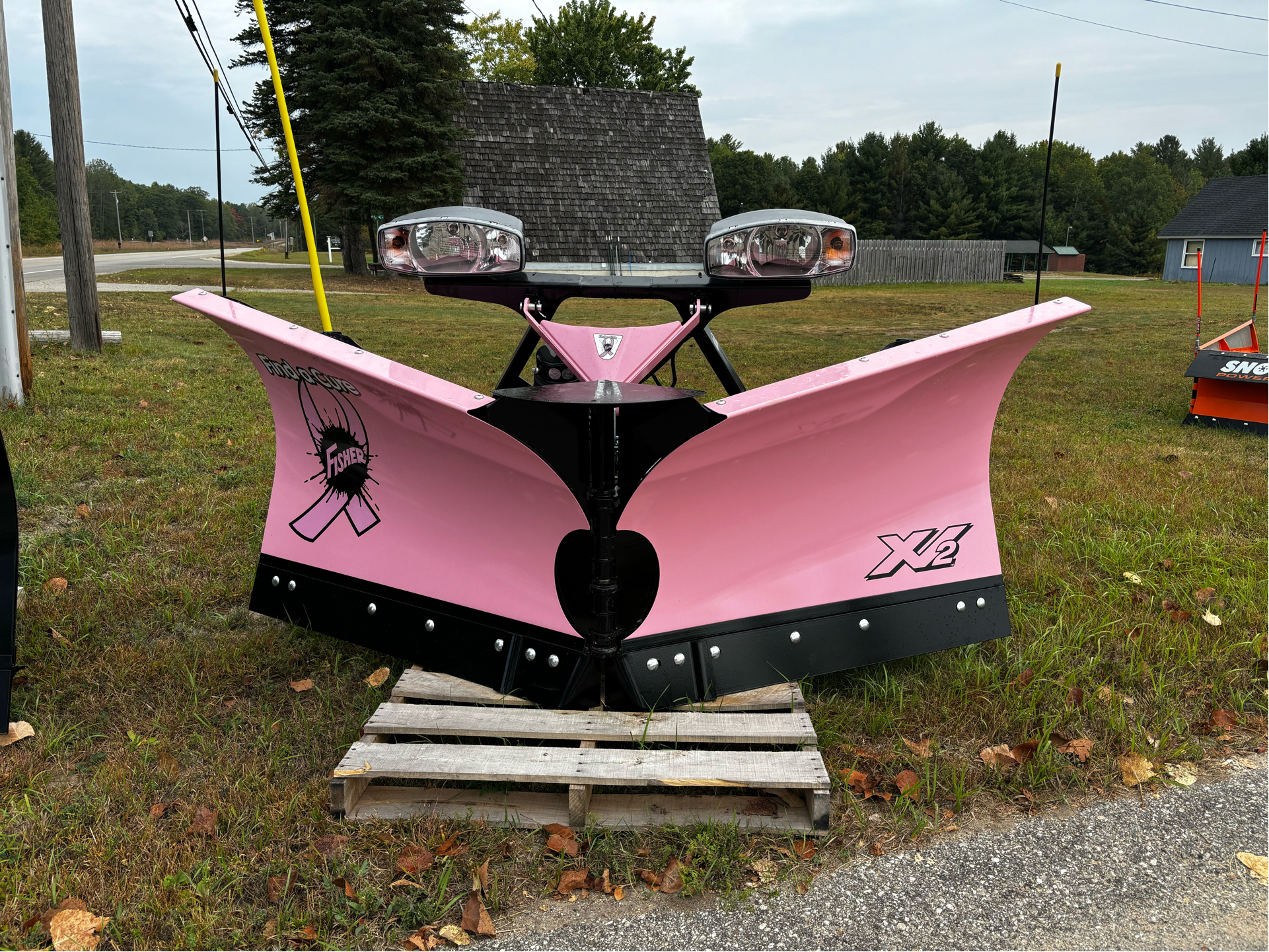 Fisher Plows XV2 8'6" Find A Cure Pink in Gaylord, Michigan - Photo 1