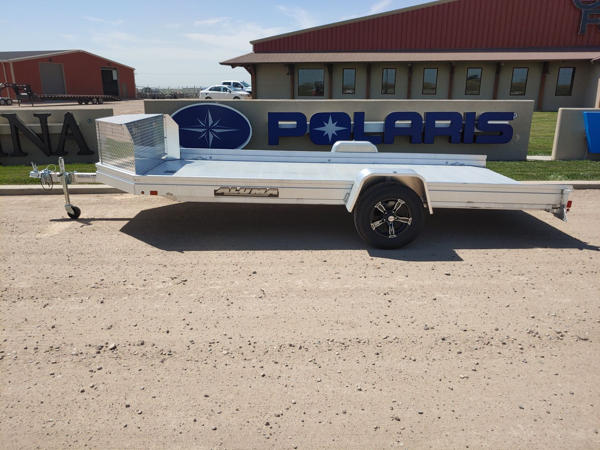2023 Aluma Trailer UTR14 Single Axle Pull out Ramp UTV in Montezuma, Kansas - Photo 1