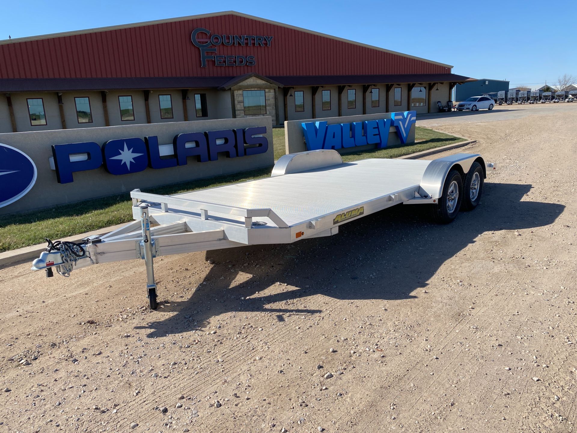 2024 ALUMA 8218 Tandem Axle Electric Brakes Ramp Front Rail Dove  Tail Std 5K RTD 14" Aluminum Wheels in Montezuma, Kansas - Photo 2