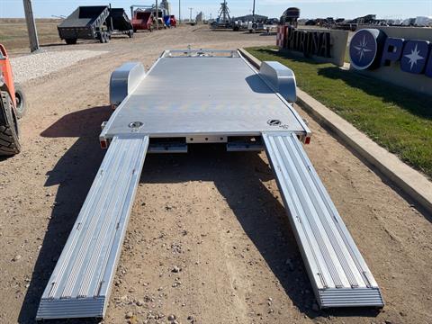 2024 ALUMA 8218 Tandem Axle Electric Brakes Ramp Front Rail Dove  Tail Std 5K RTD 14" Aluminum Wheels in Montezuma, Kansas - Photo 8