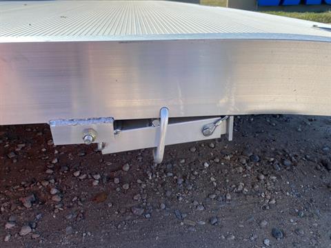 2024 ALUMA 8218 Tandem Axle Electric Brakes Ramp Front Rail Dove  Tail Std 5K RTD 14" Aluminum Wheels in Montezuma, Kansas - Photo 11