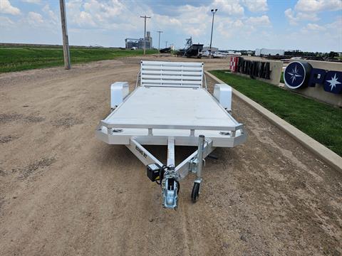 2024 ALUMA 8214 Heavy Single Axle Electric Brakes BiFold Tailgate  Front Rail Std 5K RTD 15" Aluminum Wheels in Montezuma, Kansas - Photo 6
