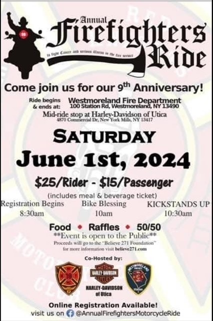 Annual Firefighters Ride