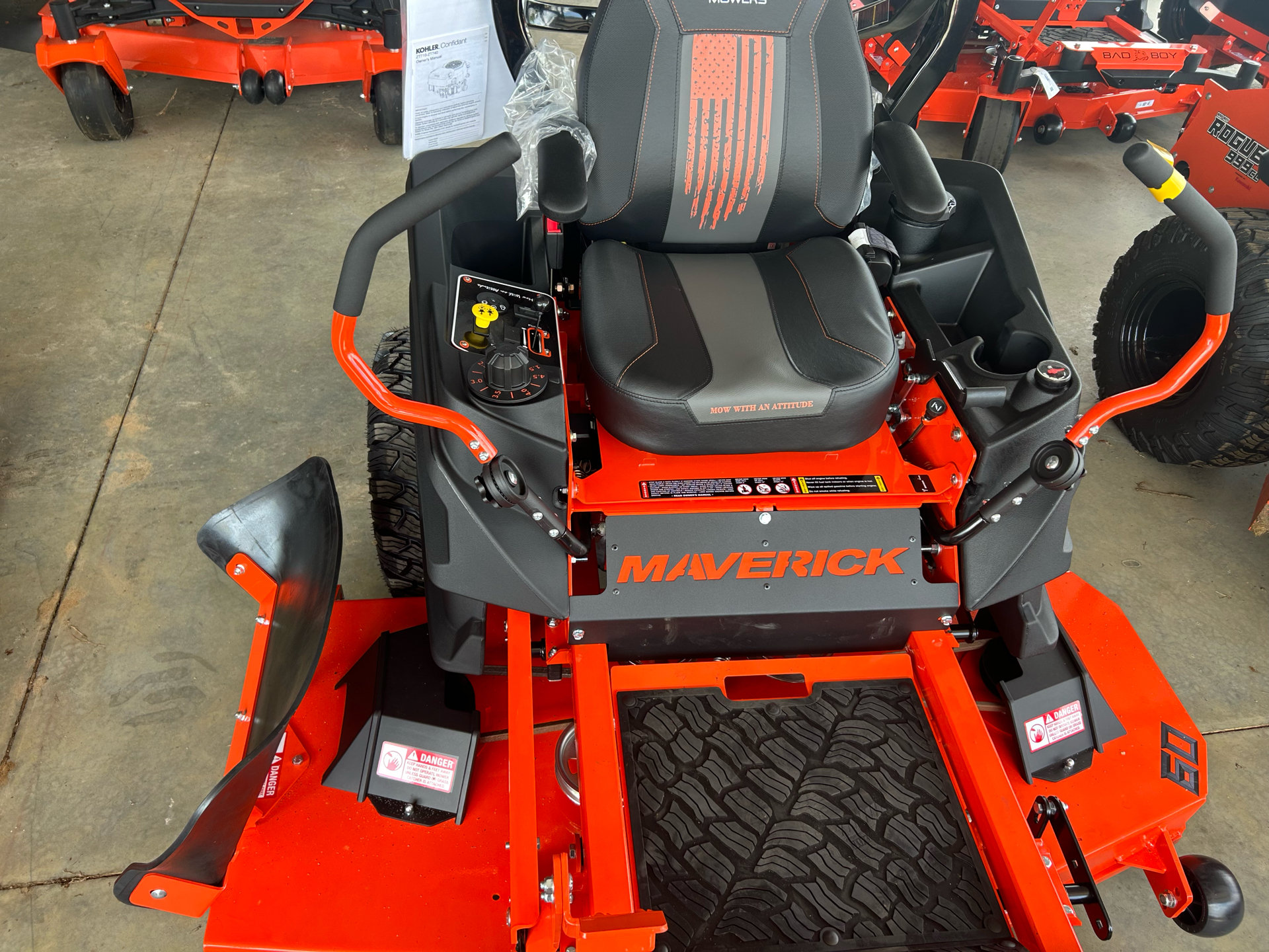 2024 Bad Boy Mowers Maverick 60 in. Kohler Confidant ZT740 25 hp in Tifton, Georgia - Photo 3