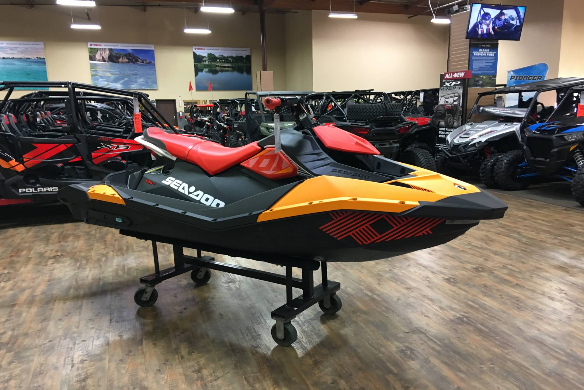 New 2018 Sea Doo Spark 3up Trixx Ibr Watercraft In