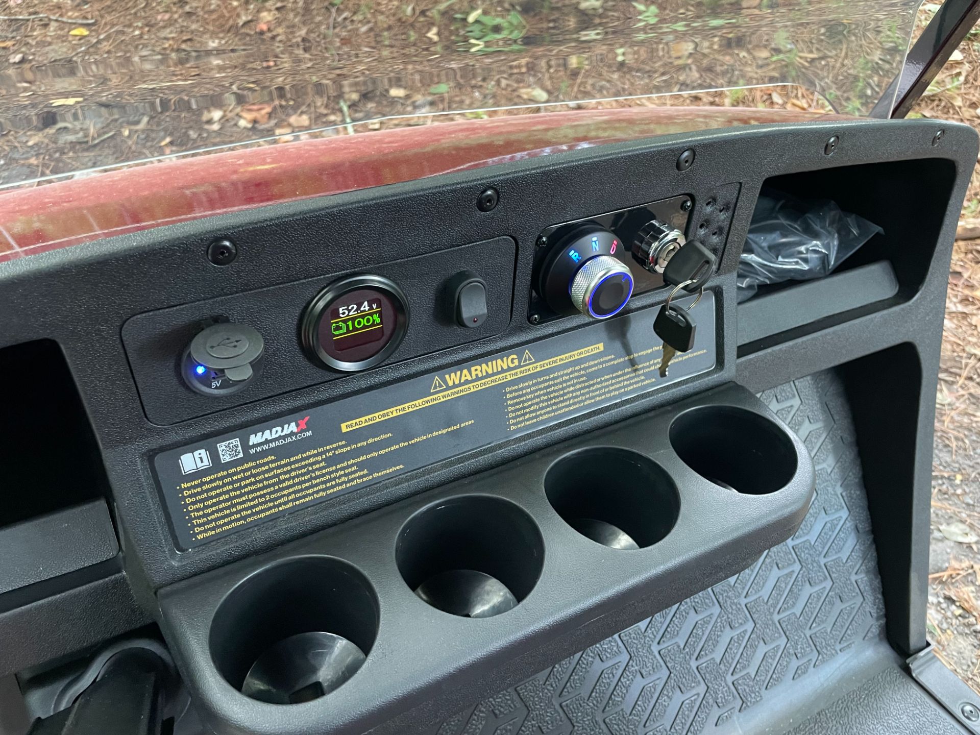 2023 Madjax Storm 48v lithium 4 seat golf cart in Woodstock, Georgia - Photo 11