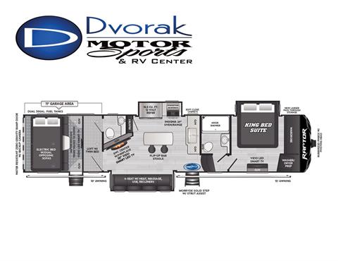 2024 Keystone RV Raptor 352 - Toy Hauler in Bismarck, North Dakota