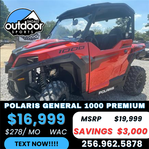 2024 Polaris General 1000 Premium in Florence, Alabama - Photo 1