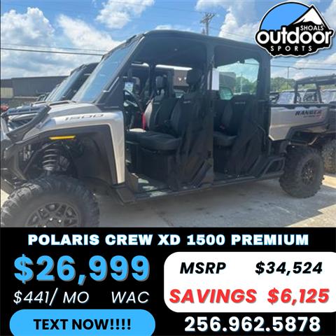 2024 Polaris Ranger Crew XD 1500 Premium in Florence, Alabama - Photo 1