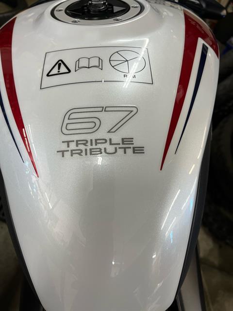 2025 Triumph Trident 660 Triple Tribute Edition in Belle Plaine, Minnesota - Photo 12