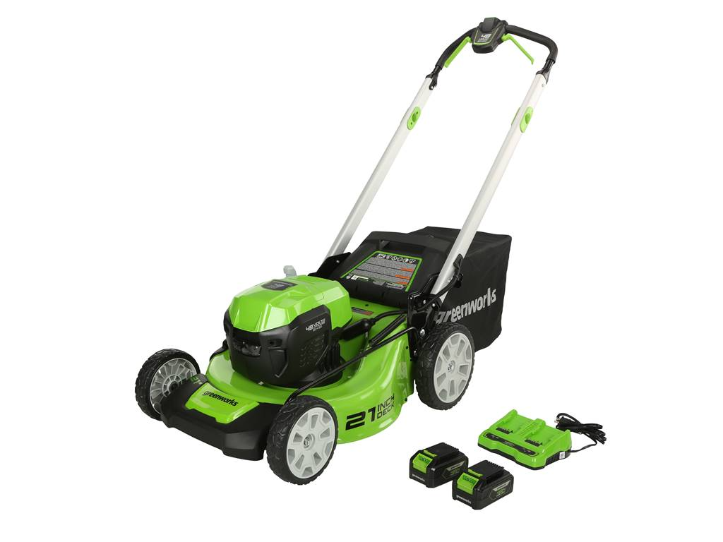 Green Works 48PM2x24-21" Push Mower in Unity, Maine