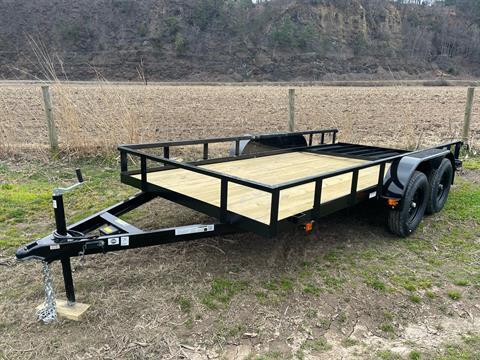 2023 Carry-On Trailers 6 x 14 ft. 7K Tandem Axle Utility Trailer with 1 Brake in Petersburg, West Virginia - Photo 2