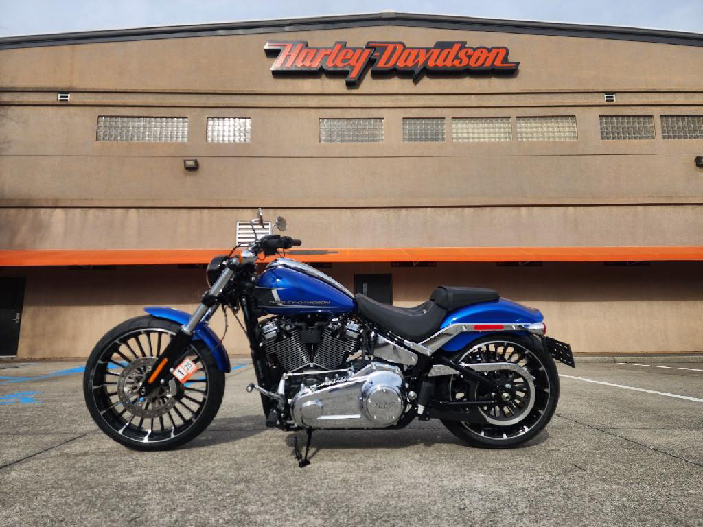 New 2024 HarleyDavidson Breakout Blue Burst Motorcycles in Roanoke