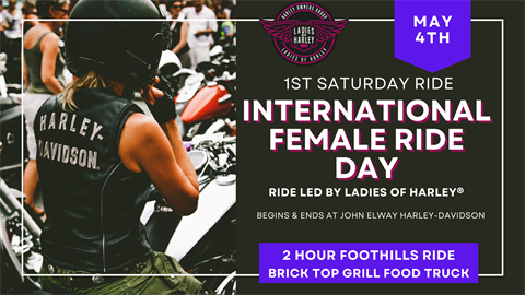 International Female Ride Day | 1st Saturday Ride 