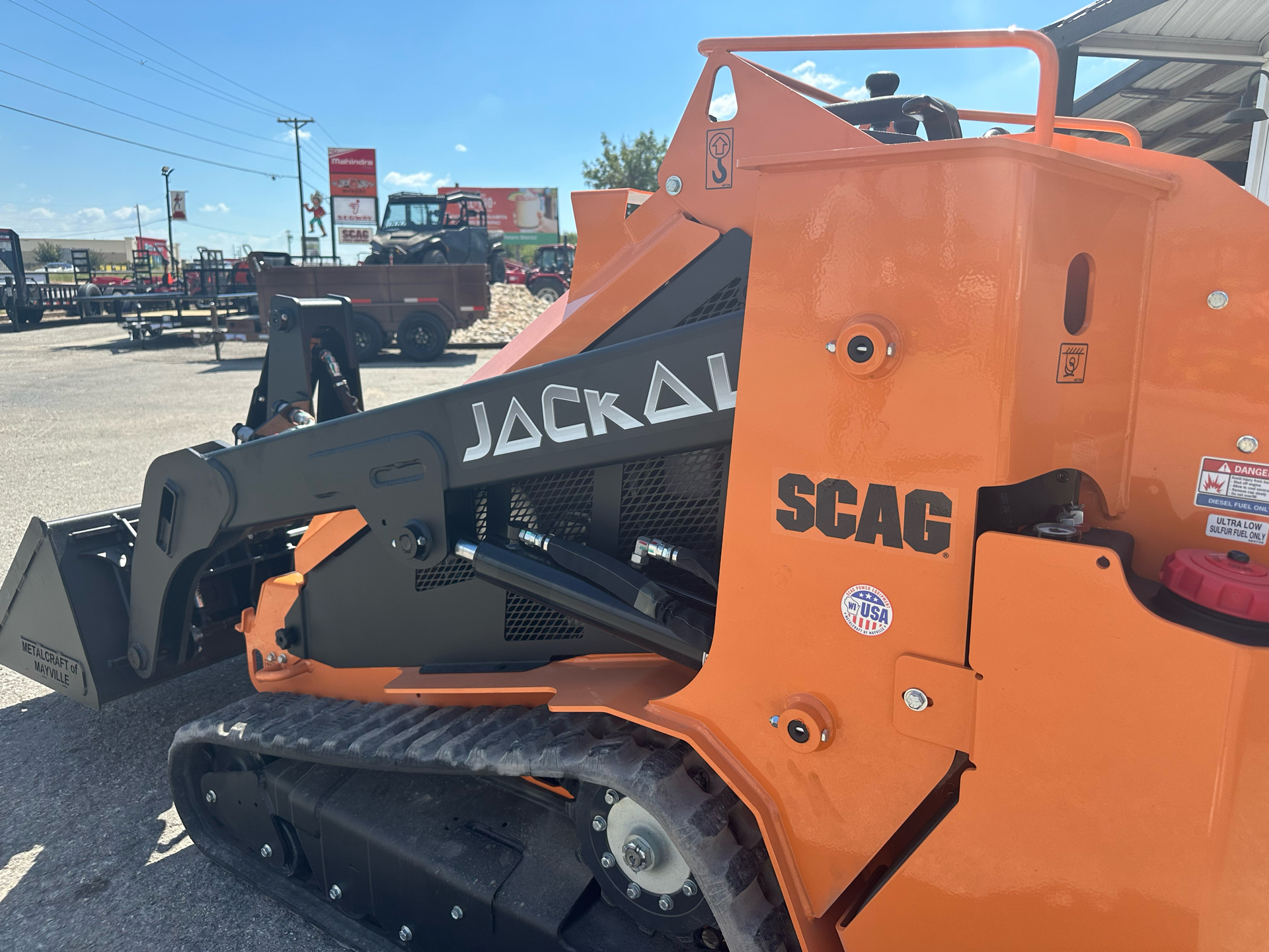 2025 SCAG Power Equipment Jackal Stand-On Mini Skid Steer in New Braunfels, Texas - Photo 4