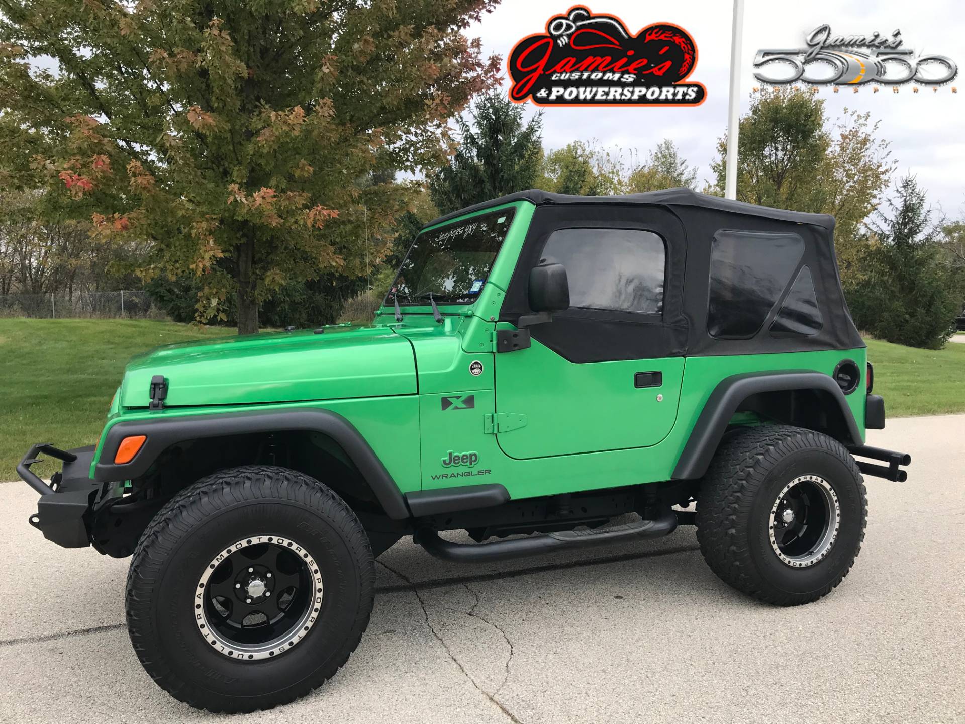 Used 2004 Jeep® Wrangler X | Automobile in Big Bend WI | 4093 Electric Lime  Green
