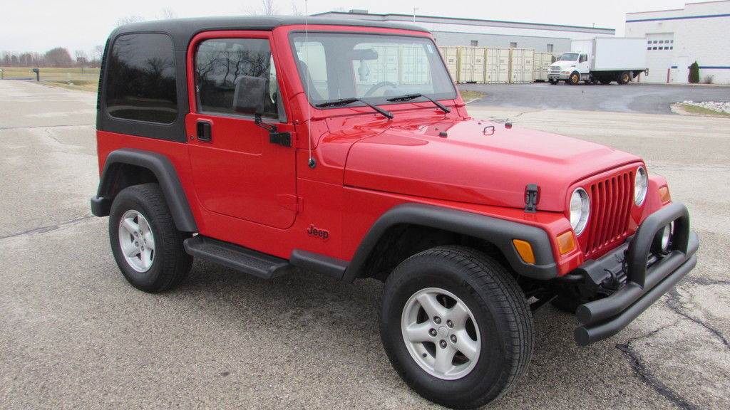 Used 2002 Jeep Wrangler | Automobile in Big Bend WI | CC-2788 RED