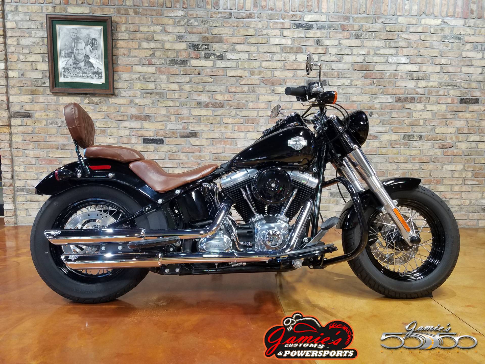 Used 2015 Harley Davidson Softail Slim Motorcycles In Big Bend Wi 4346 Vivid Black