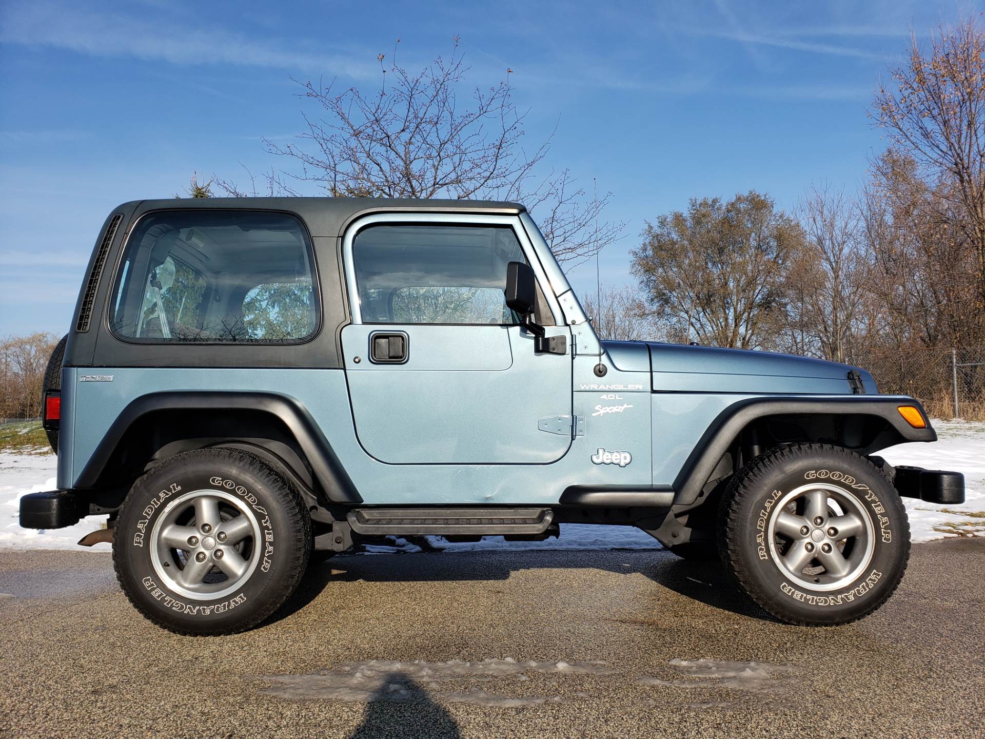 Used 1999 Jeep® Wrangler Sport | Automobile in Big Bend WI | 4117 Gunmetal  Pearl Coat