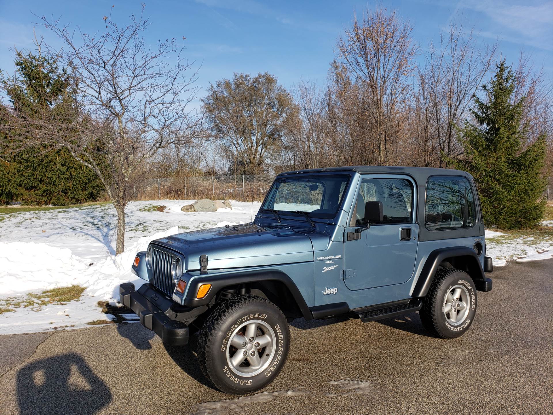 Used 1999 Jeep® Wrangler Sport | Automobile in Big Bend WI | 4117 Gunmetal  Pearl Coat