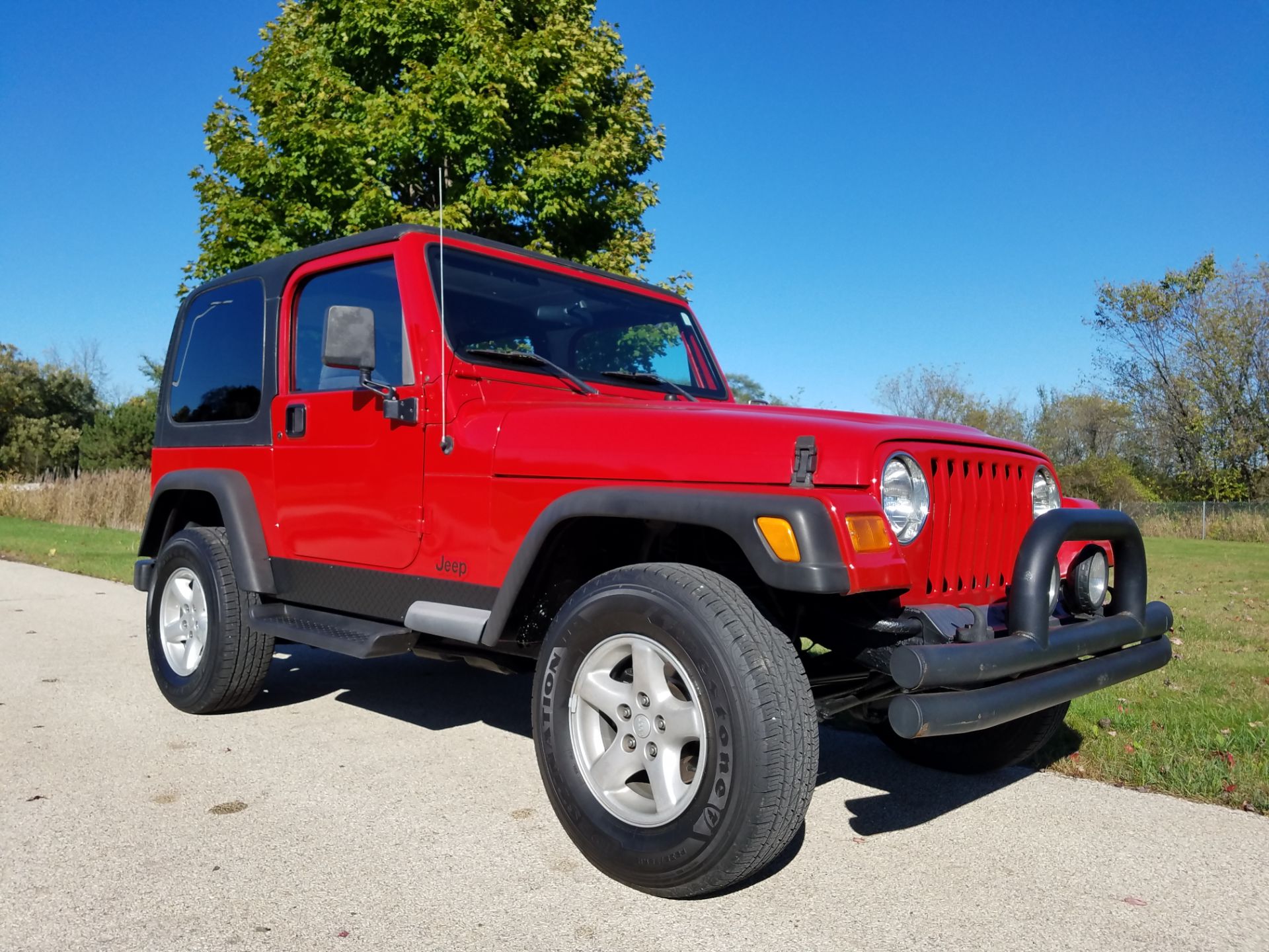 Used 2002 Jeep® Wrangler Sport | Automobile in Big Bend WI | 4476 Flame Red