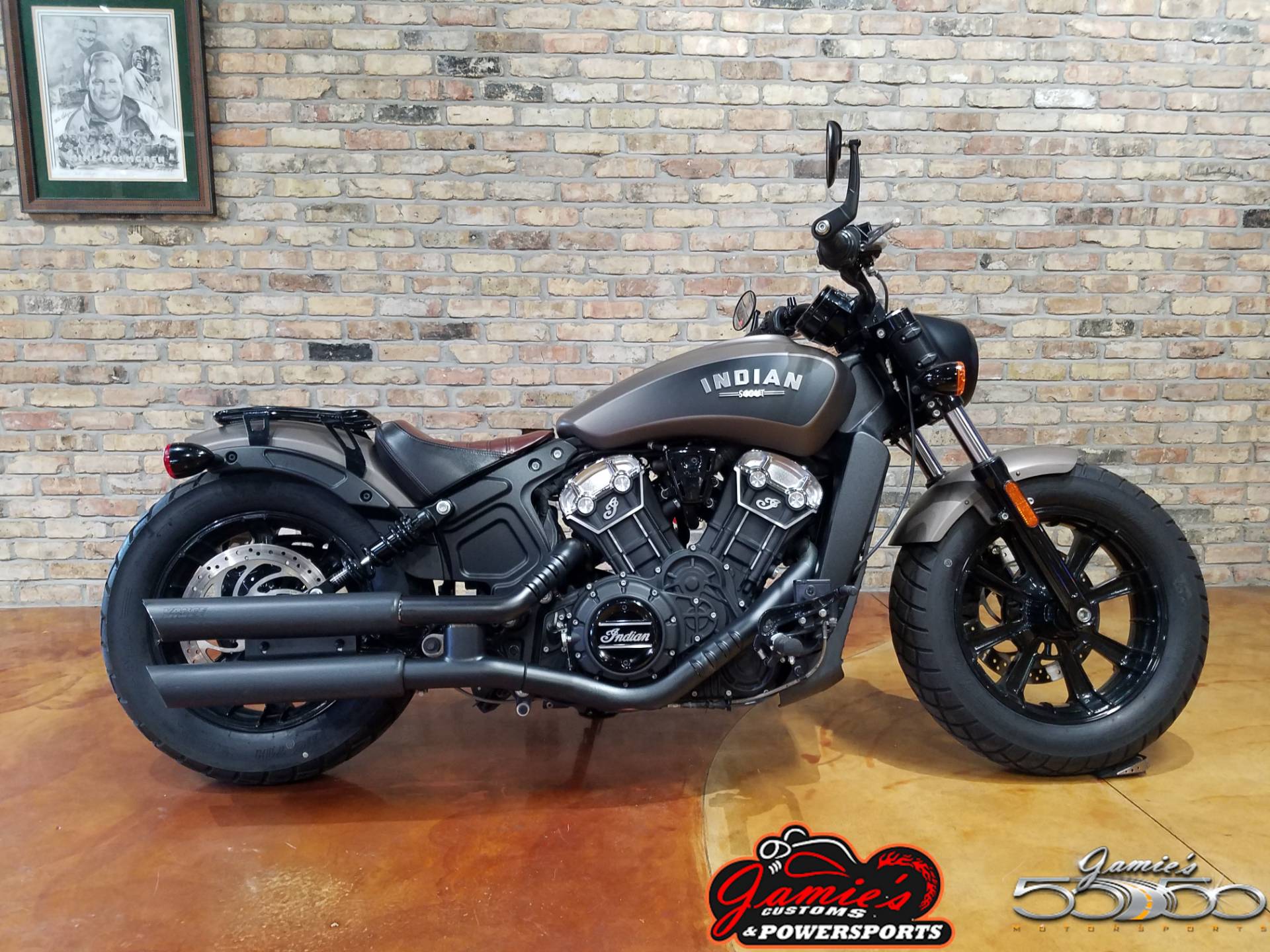 Used 2018 Indian Scout Bobber Motorcycles In Big Bend Wi 4178b Bronze Smoke
