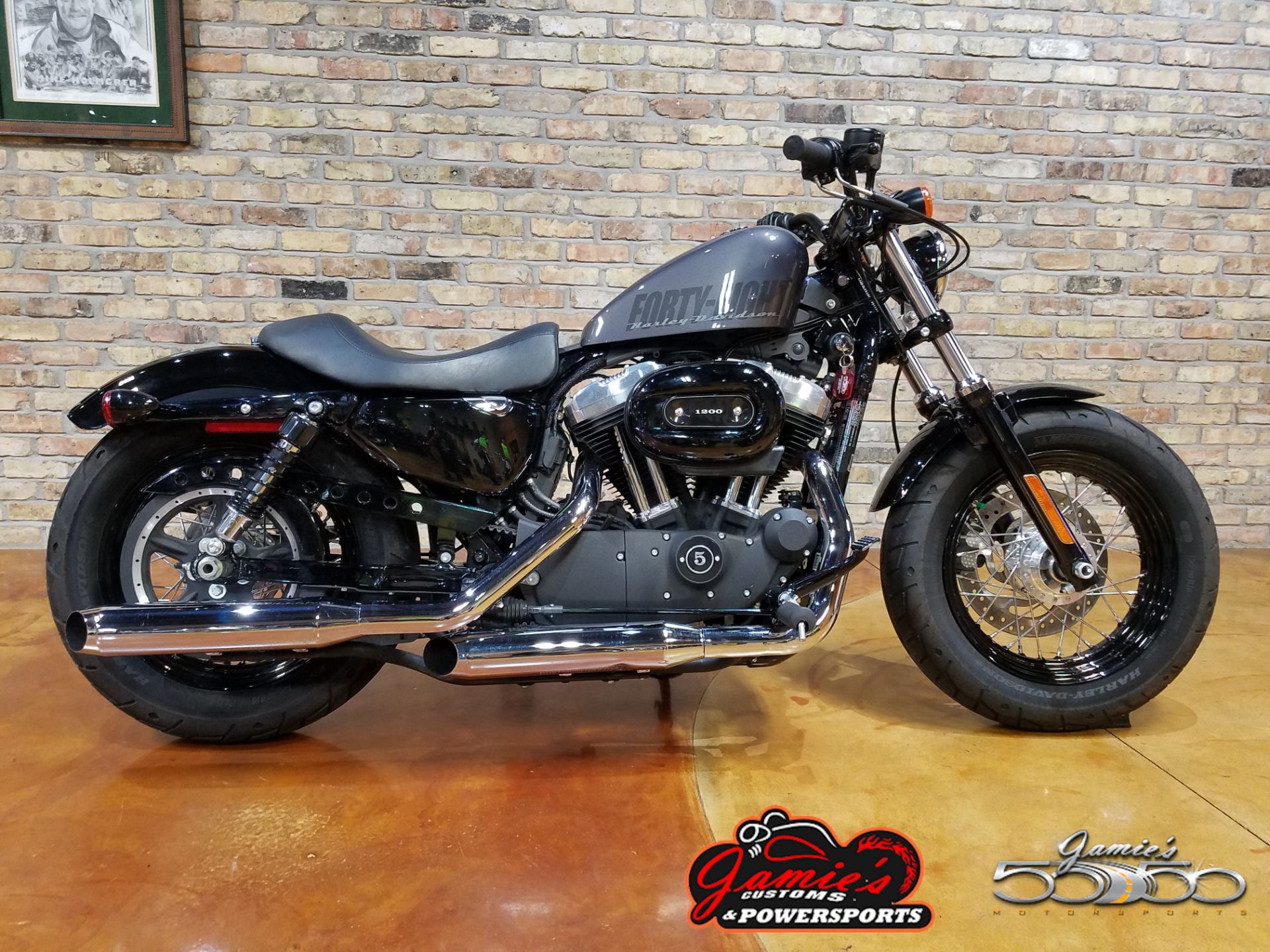 Used 2015 Harley Davidson Forty Eight Motorcycles In Big Bend Wi 4451 Charcoal Pearl
