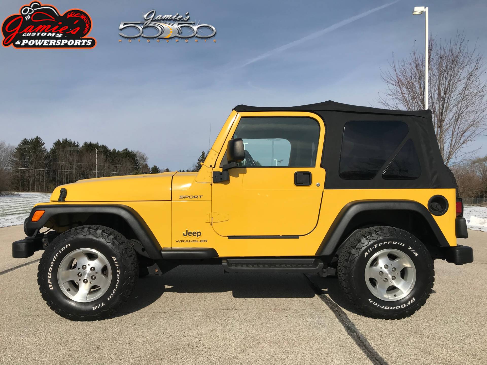 Used 2003 Jeep® Wrangler Sport | Automobile in Big Bend WI | 4103M Solar  Yellow